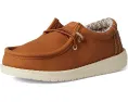 Детские слипоны Hey Dude Wally Classic с дышащим верхом и круглым носком