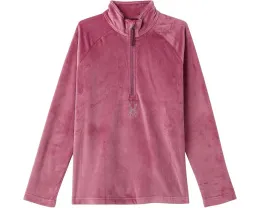 Spyder Kids Кофта Shimmer Bug 1/2 Zip с бархатной отделкой и стразовым логотипом