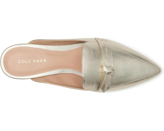 Туфли Cole Haan Piper Bow Mule с бантом и обернутым каблуком