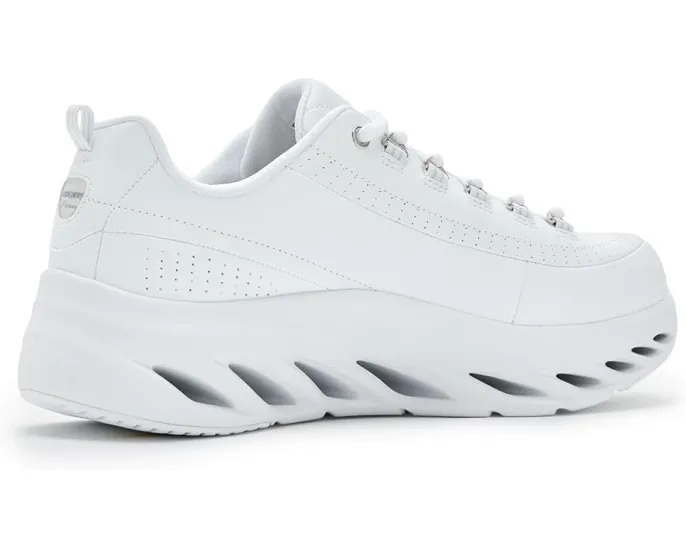 Кроссовки SKECHERS Arch Fit Glide Step с кожаным верхом и технологией поддержки свода стопы