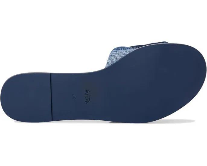 COACH Сандалии Holly с стежкой и джинсовым верхом на резиновой подошве