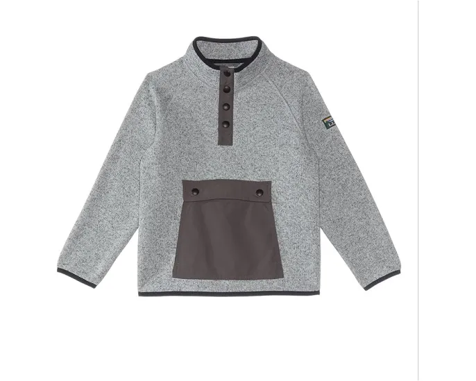 Детская толстовка L.L.Bean Bean Sweater Fleece Half-Snap с карманами