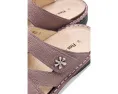 Сандалии Finn Comfort Grenada Rose Streetnubuk на трёх липучках