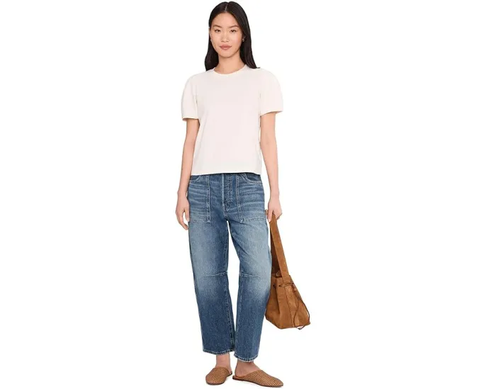 Футболка Pleated Tee из органического хлопка с плиссировкой Sanctuary