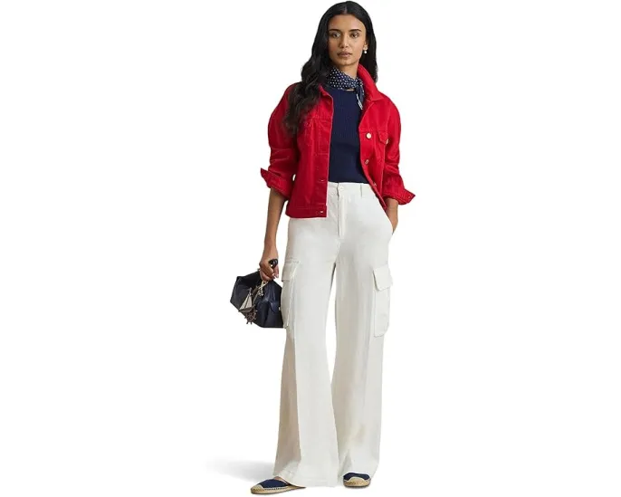 Джинсовая косуха Lauren Ralph Lauren клиновидного силуэта в стиле trucker