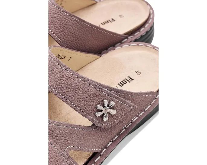Сандалии Finn Comfort Grenada Rose Streetnubuk на трёх липучках