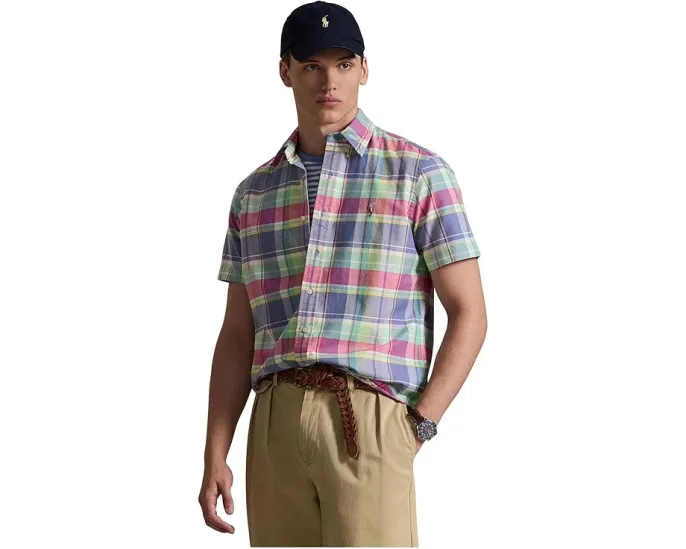 Классическая рубашка в клетку Oxford от Polo Ralph Lauren