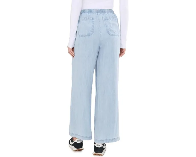 Splendid укороченные палаццо с широкими штанинами и эластичным поясом