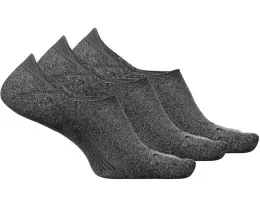 Набор из 3 пар носков Feetures Elite Invisible Light Cushion с компрессией