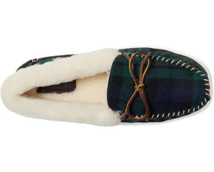 Домашние тапочки Yarmond с натуральной овчиной и кожаной подошвой Polo Ralph Lauren