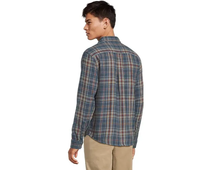 L.L.Bean Рубашка 1913 Field Flannel в клетку с карманами и слегка приталенным кроем
