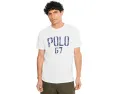 Хлопковая футболка Polo Ralph Lauren с принтом свободного кроя