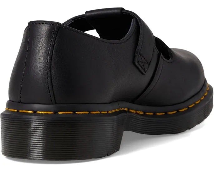 Ботинки Dr. Martens Polley T Bar с пряжкой и круглым носком на платформе