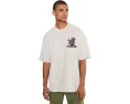 Футболка с коротким рукавом Cacti Short Sleeve Crew AllSaints с круглым вырезом
