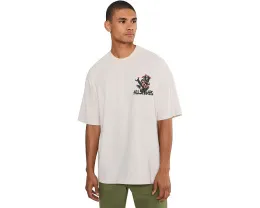 Футболка с коротким рукавом Cacti Short Sleeve Crew AllSaints с круглым вырезом
