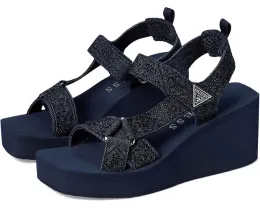 Сандалии GUESS Dawsin на платформе с застежкой на липучке