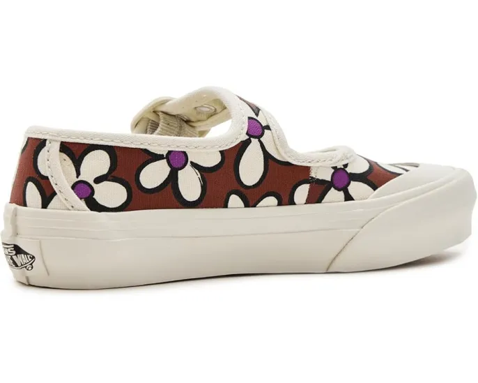 Детские туфли Mary Jane от Vans с классическим силуэтом и холщовым верхом