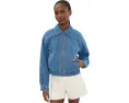 Ladies Western Denim Bomber