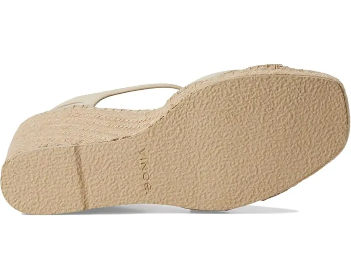 Эспадрильи Vince Gwen на танкетке с квадратным носком и ремешком на щиколотке