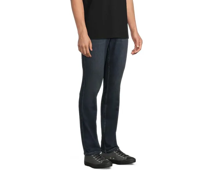 Джинсы Paige Federal Transcend Vintage Slim Straight Fit в оттенке Andros с эффектом винтажа