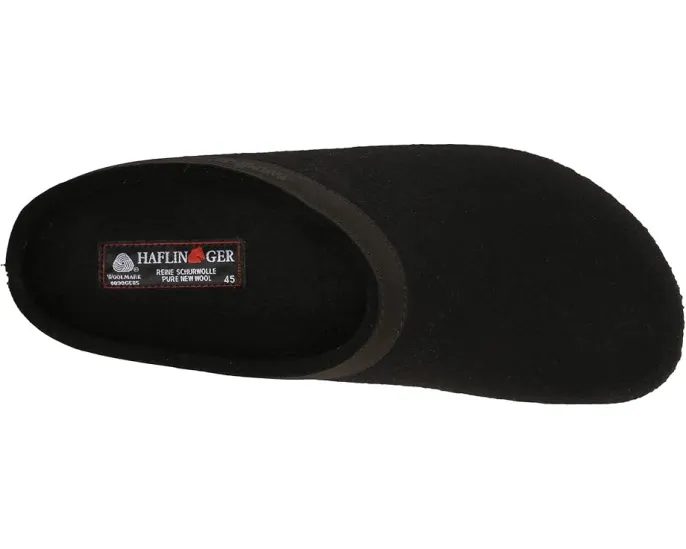 Клоги Haflinger GZL Leather Trim Grizzly с кожаной окантовкой