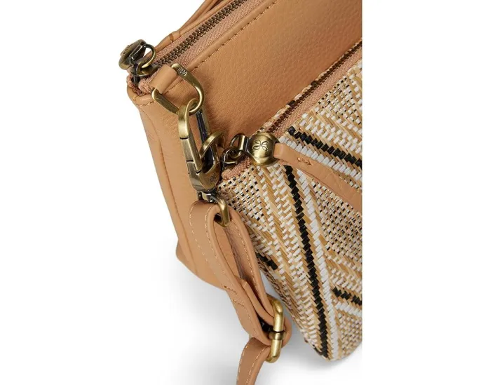 Кожаная сумка через плечо HOBO Darcy Double с дизайном под змею