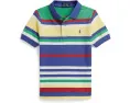 Поло Polo Ralph Lauren из хлопковой сетки в полоску для малышей и детей младшего возраста