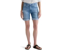 Шорты AG Jeans Ex-Boyfriend с завышенной талией и свободным кроем в оттенке 17 Years Divergent