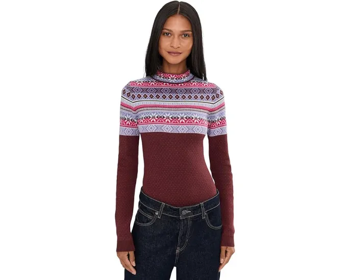 Боди Winter Warmer с принтом в стиле Fair Isle от Free People