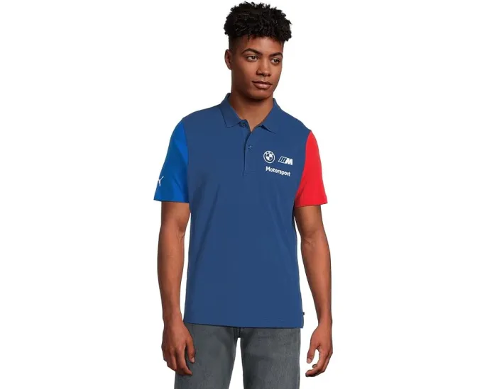 Puma BMW M Motorsport поло с принтом и классическим воротником