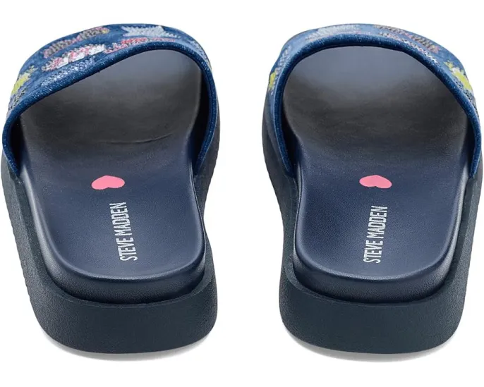 Детские сандалии Steve Madden Fifii с вышитыми аппликациями и удобной стелькой