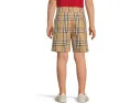 Шорты Oscar в клетку Burberry Kids с отворотами