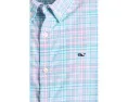 Детская рубашка Vineyard Vines Kids из легкой ткани с клеткой