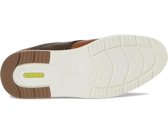 Florsheim Kids мальчиковые оксфорды Vibe Jr с седлом и стелькой из Memory Foam