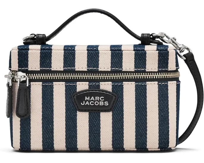 Сумка для косметики Marc Jacobs из полосатого холста The Stripe Canvas Everyday Vanity