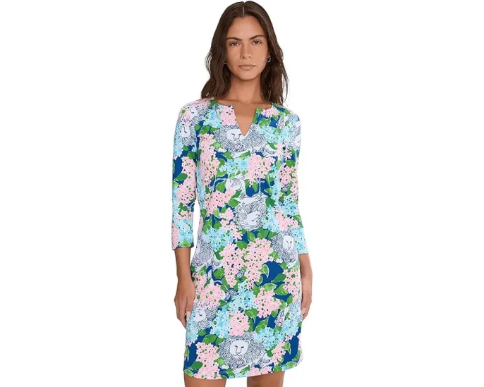 Платье Lilly Pulitzer Nadine с защитой UPF 50+ и влагоотводящей тканью ChillyLilly