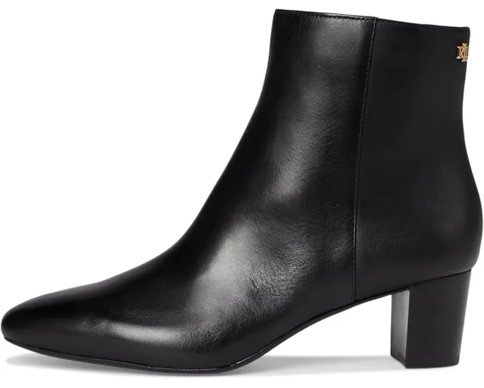 Ботильоны Demi из телячьей кожи на устойчивом каблуке от Lauren Ralph Lauren