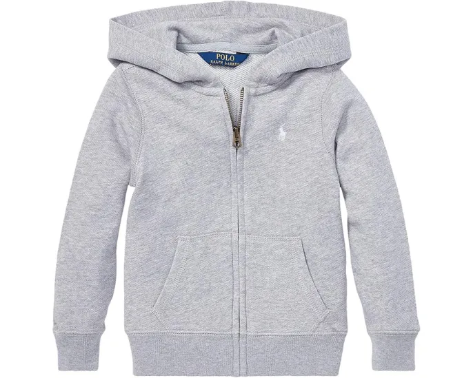 Детское худи Polo Ralph Lauren Kids из мягкого флиса с капюшоном