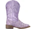 Детские сапоги Roper Kids Lavender с квадратным носком и цветочным принтом