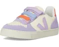 VEJA Kids Детские кроссовки Small V-10 из мягкой замши на липучках
