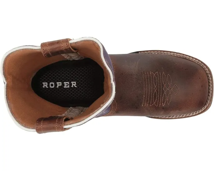 Roper Kids Monterey сапоги для детей с квадратным носком и съемной стелькой