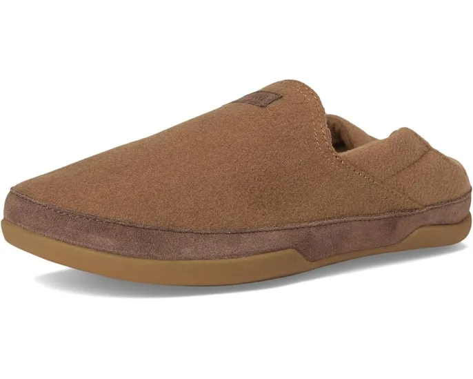 Тапочки OluKai Kalawa из чистой шерсти с подошвой для улицы и поддержкой свода стопы