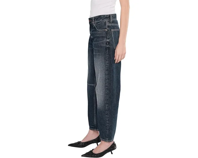 Джинсы Madewell Darted Barrel Leg с вытачками на коленях