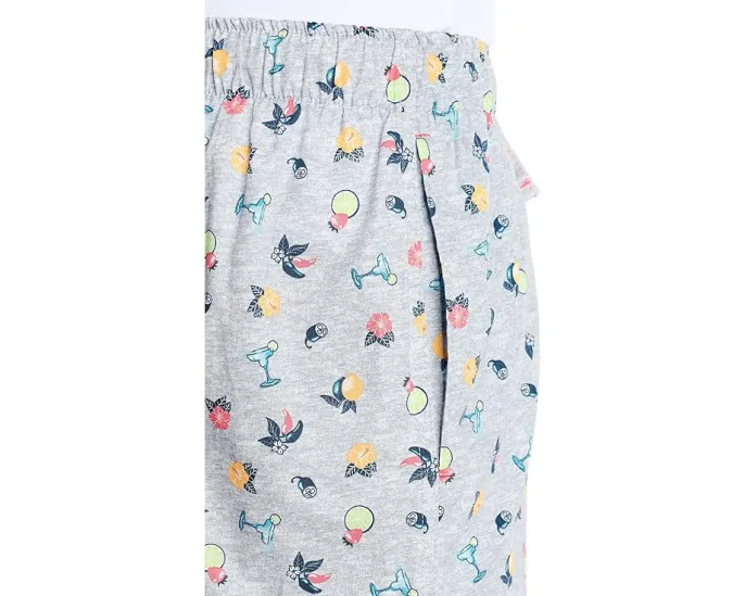 Пижамные шорты Tommy Bahama Cotton Woven с тропическим принтом