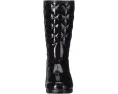 Резиновые сапоги Hunter Refined Gloss Quilt Short с глянцевым покрытием и стежкой