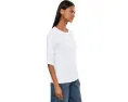 Футболка Garment Dye Tees с горловиной и рукавами с защипами Elliott Lauren