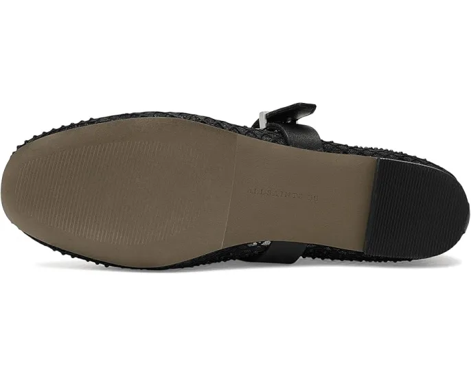 Туфли AllSaints Holly из сетки с кристаллами и пряжкой