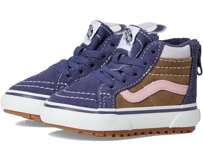 Vans детские высокие кроссовки SK8-Hi Zip с утеплителем Primaloft