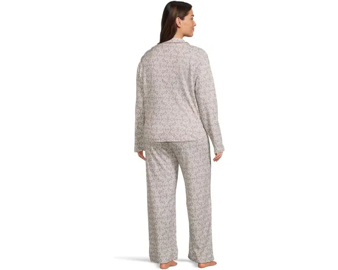 Пижамный комплект Karen Neuburger с длинным рукавом и принтом