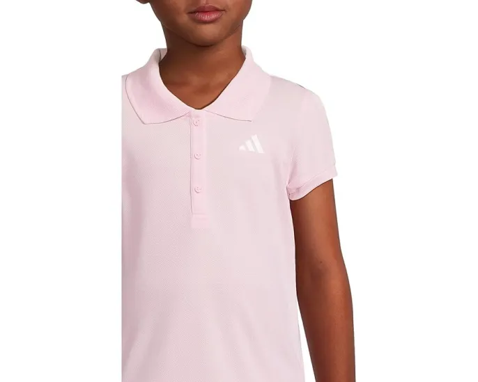 Платье-поло с рюшами для девочки от adidas Kids